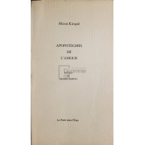 Apophtegmes de l'amour (dedicatie)