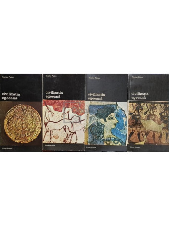 Nicolas Platon - Civilizatia egeeana, 4 vol. - 1988 - Brosata