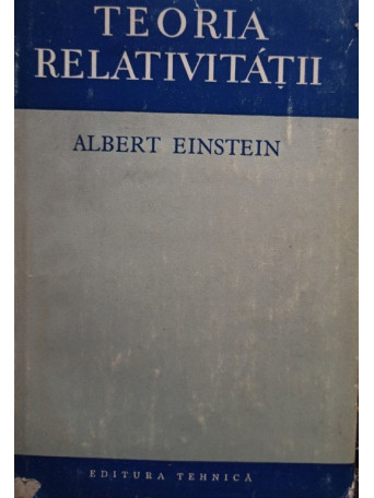 Teoria relativitatii