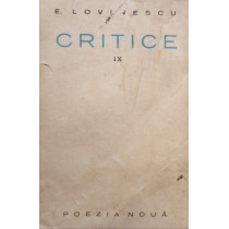 Critice, vol. IX