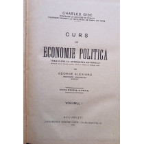 Curs de economie politica, vol. 1
