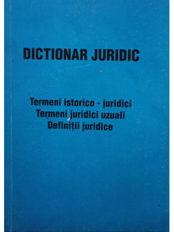 Dictionar juridic - brosata