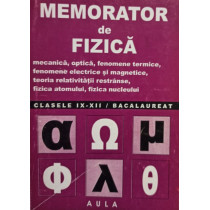 Memorator de fizica clasele IX - XII