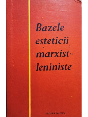 Bazele esteticii marxist-leniniste