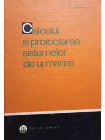 D. V. Vasiliev - Calculul si proiectarea sistemelor de urmarire - 1966 - Cartonata