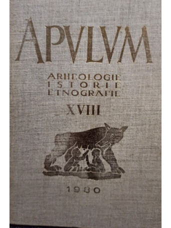 Apulum, vol. XVIII