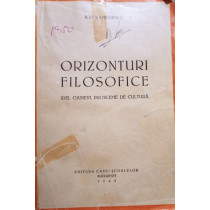 Orizonturi filosofice