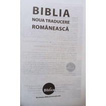 Biblia - Noua traducere romaneasca