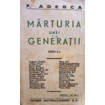 Marturia unei generatii, editia a IIa