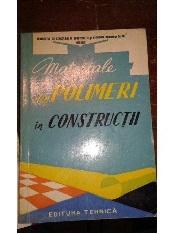 Materiale din polimeri in constructii