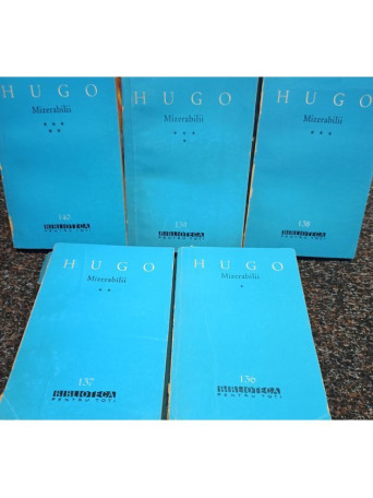 Victor Hugo - Mizerabilii, 5 vol. - 1962 - Brosata