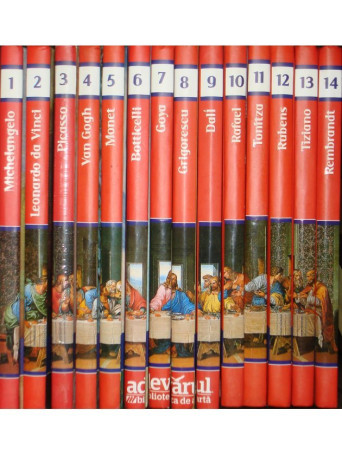 Colectia Pictori de geniu, vol I-XIV - 2009 - Cartonata