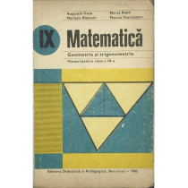 Matematica - Manual pentru clasa a IX-a