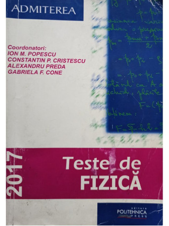 Teste de fizica 2017