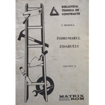 Indrumarul zidarului, vol. 1