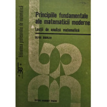 Principiile fundamentale ale matematicii moderne. Lectii de analiza matematica