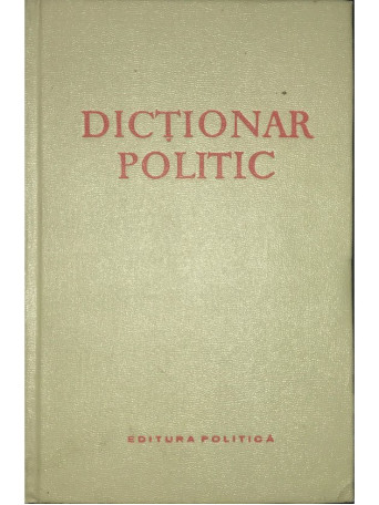 Dictionar politic