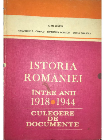 Istoria Romaniei intre anii 1918-1944
