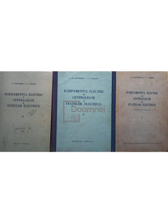 L. N. Baptidanov - Echipamentul electric al centralelor si statiilor electrice - 1956 - Cartonata