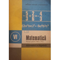 Matematica. Manual pentru clasa a VI-a