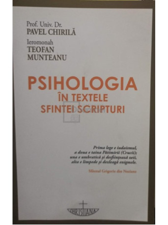 Psihologia in textele Sfintei Scripturi