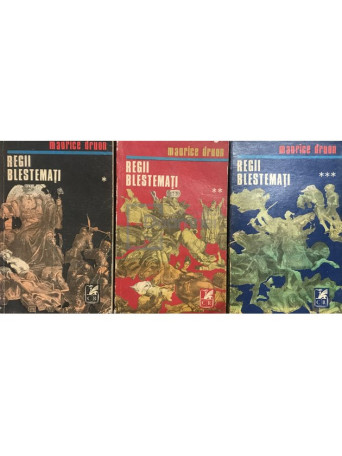 Maurice Druon - Regii blestemati - 3 vol - 1983 - Brosata
