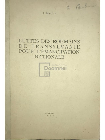 Luttes des roumains de Transylvanie pour l'emancipation nationale