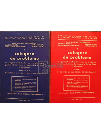 Matematica in gimnaziu si liceu - Culegere de probleme, 2 vol.
