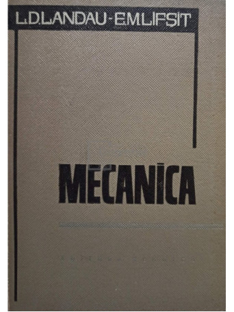 L. D. Landau - Mecanica - 1966 - Cartonata