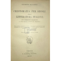 Crestomazia per secoli della letteratura italiana, vol. 1