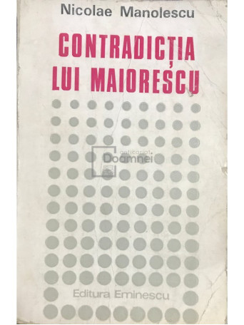 Contradictia lui Maiorescu (semnata)