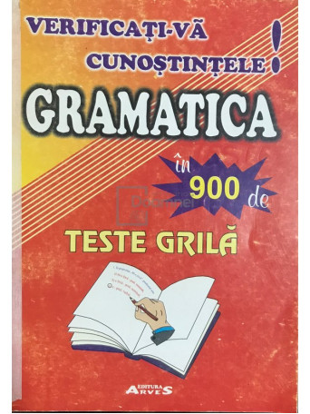 Gramatica in 900 de teste grila