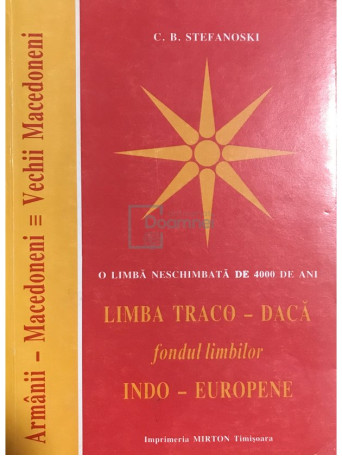 Limba traco-daca- fondul limbilor indo-europene
