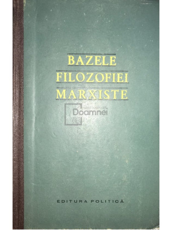 Bazele filozofiei marxiste