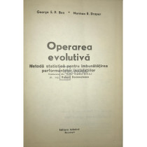 Operarea evolutiva