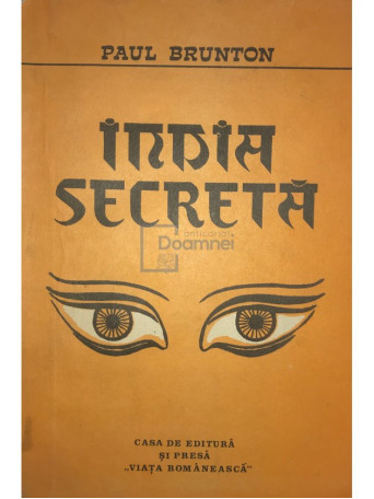 Paul Brunton - India secreta - 1991 - Brosata