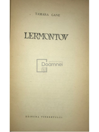 Tamara Gane - Lermontov - 1963 - Brosata