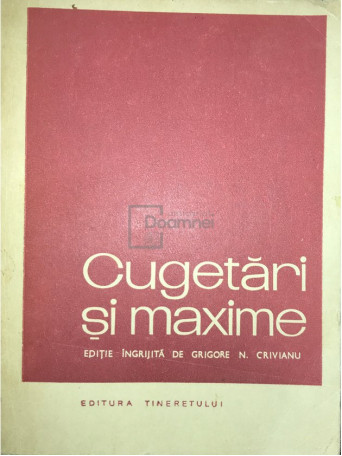 Cugetari si maxime