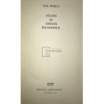 Studii si eseuri filosofice