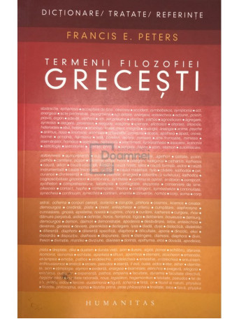 Francis E. Peters - Termenii filozofiei grecesti - 2007 - Brosata