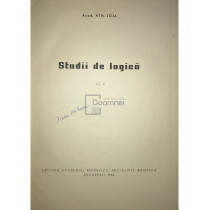 Studii de logica, vol. 4