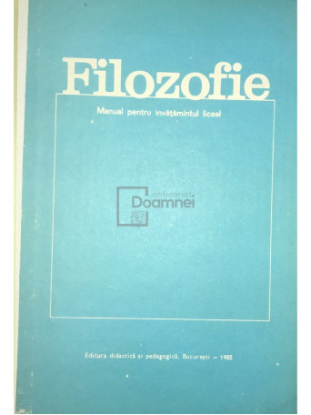 Filozofie - Manual pentru invatamantul liceal