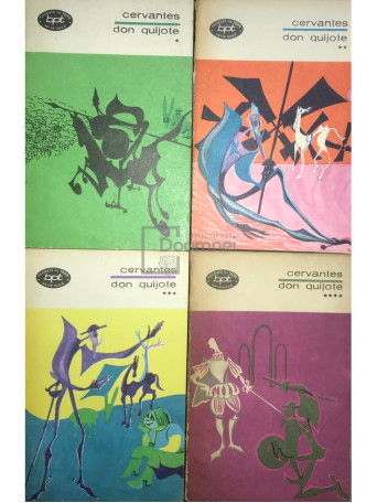 Miguel de Cervantes - Don Quijote, 4 vol. - 1969 - Brosata