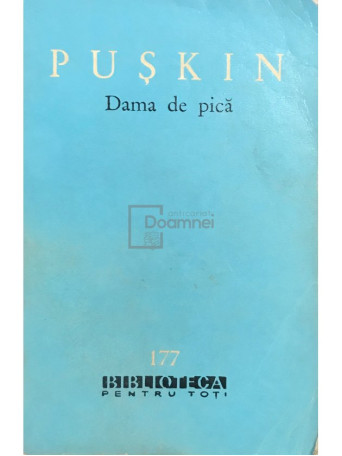 A. S. Puskin - Dama de pica - 1963 - Brosata