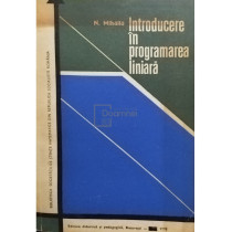 Introducere in programarea liniara