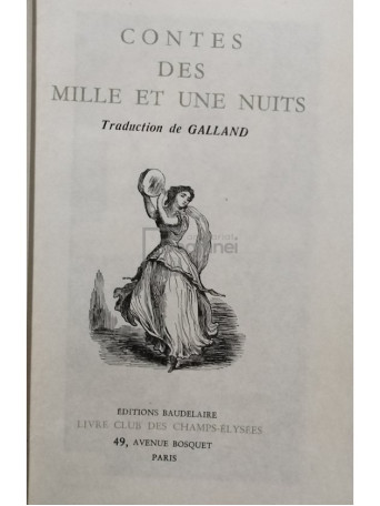 Galland (trad.) - Contes des mille et une nuits - 1965 - Brosata