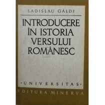 Introducere in istoria versului romanesc