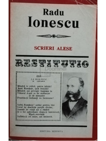 Radu Ionescu - Scrieri alese - 1974 - Brosata