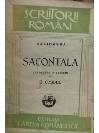 Calidassa - Sacontala - 1928 - Brosata
