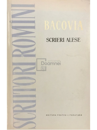 George Bacovia - Scrieri alese - 1961 - Brosata